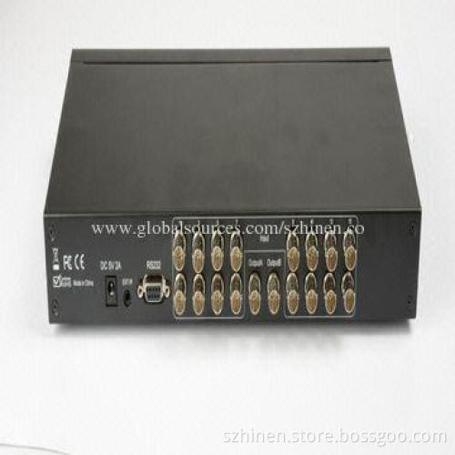 3G SDI 16x2 Switcher with Reclock